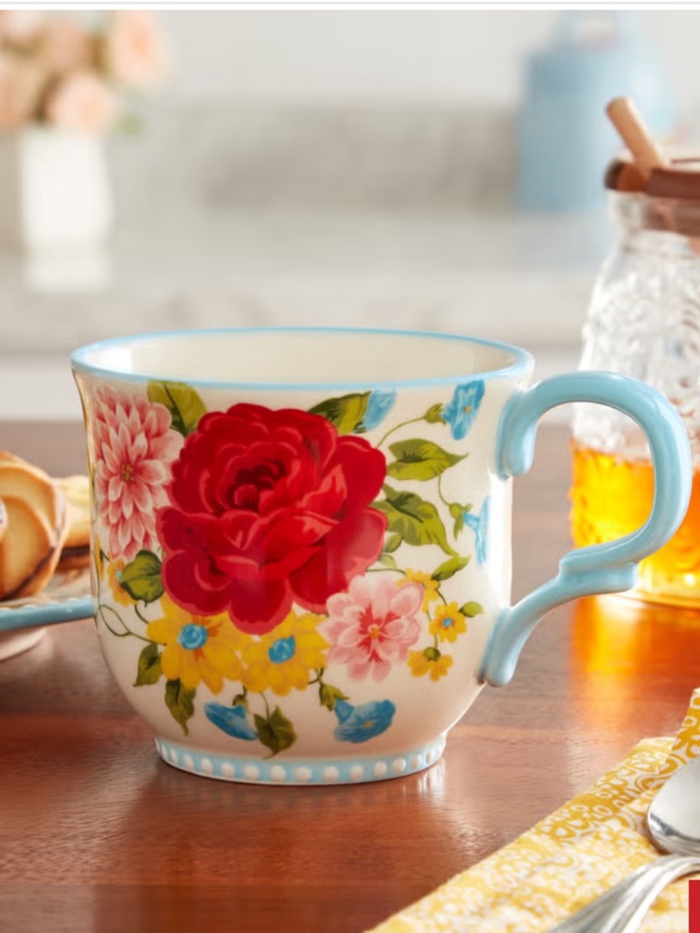 Pioneer Woman Sweet Rose - Set of 2 Cups NWT - Picture 2 of 7